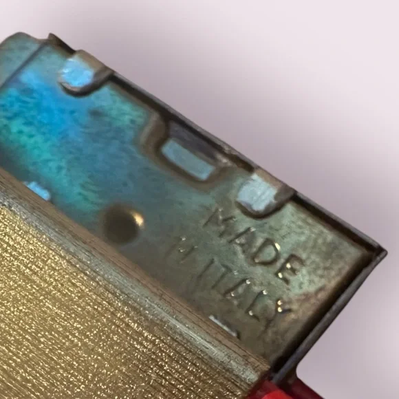 Vintage Made In Italy Red Plaid Scotty Dog Locked Daily Journal Diary - Picture 11 of 14